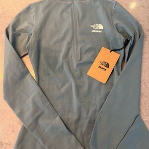 SKIMS Blue Long Sleeve Top